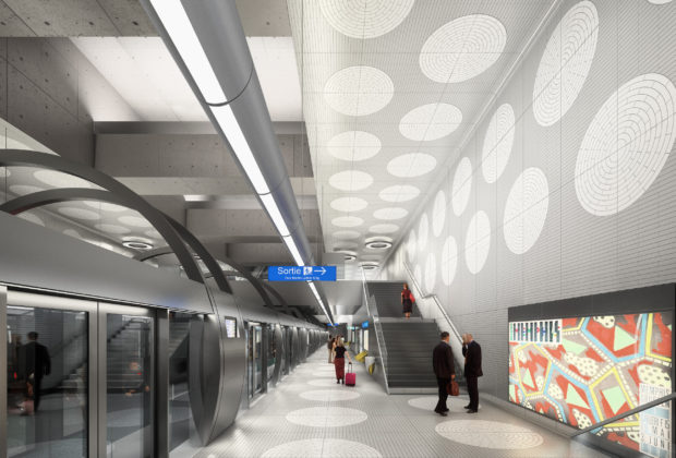 metro ligne 14 prolongement chantier batignolles cardinet paris grand